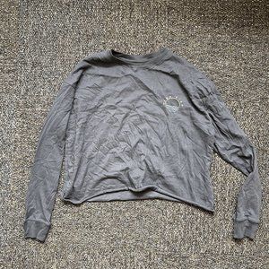 Pura Vida International Surf Tour Long Sleeve (cropped) Dark Gray